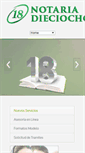 Mobile Screenshot of notaria18cali.com